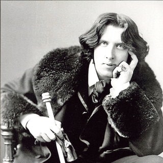 Oscar Wilde, Fotografie von Napoleon Saroni,1882