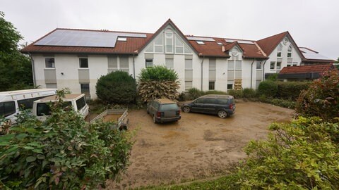 Das Wohnheim der Lebenshilfe in Sinzig am Tag nach der Katastrophe.