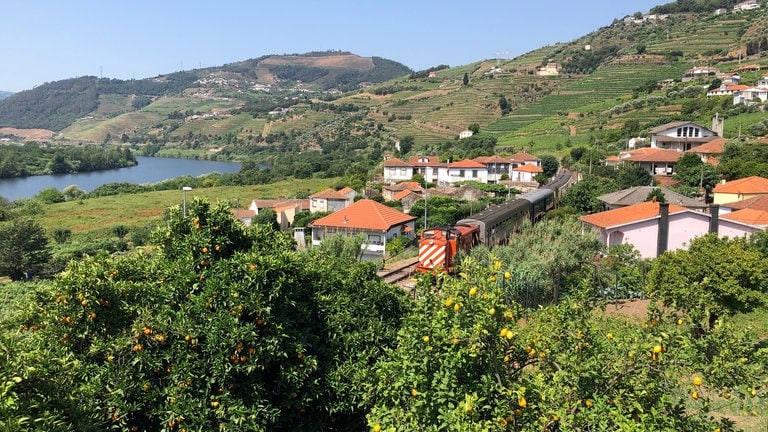 Mira Douro am Douro. „Mira douro” bedeutet übrigens Aussichtspunkt.