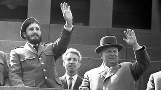 Fidel Castro und Nikita Chruschtschow