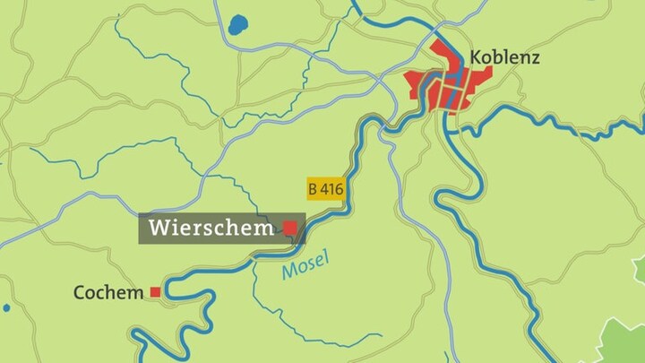 Wierschem Karte