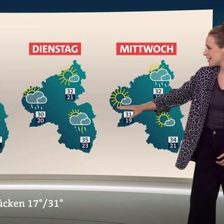 Wetterreporterin Pila Bossmann