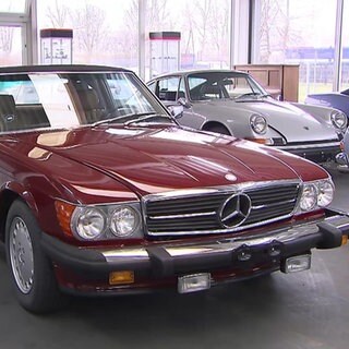 Cabrio von Donald Trump im Laden