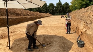 Archäologie - Projekt Ausgrabung Start Wollmesheim