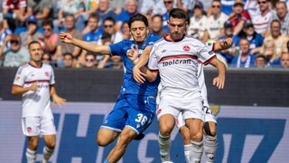 Der KSC im Heimspiel gegen den 1.FC Nürnberg 