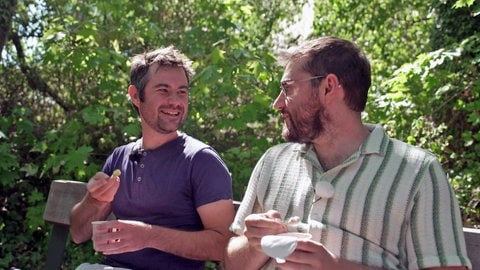 Loïc (l.) und Jonathan sind dicke Freunde