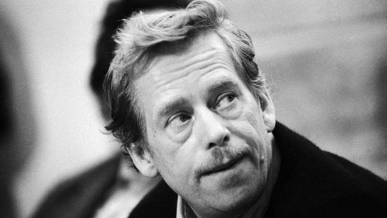 Václav Havel im November 1989
