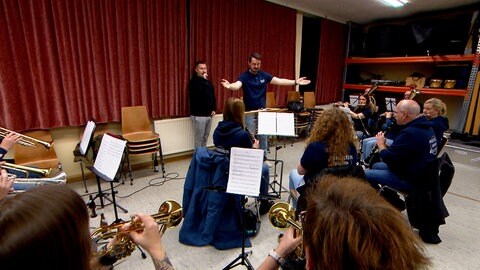 Musikvereinsprobe mit Ballermann-Star