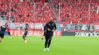 Terrence Boyd vor dem DFB-Pokalspiel zwischen dem SV Waldhof Mannheim und dem 1. FC Kaiserslautern