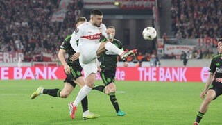Deniz Undav vom VfB Stuttgart gegen Celtic Glasgow