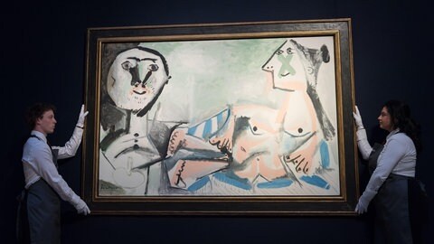 Kunsthändler präsentieren „Le peintre et son modèle“ von Pablo Picasso