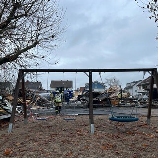 Zerstörte Kita nach Brand in Durmersheim