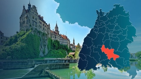 Symbolbild Wahlkreis 295 Zollernalbkreis - Sigmaringen,  Bundestagswahl 2025 