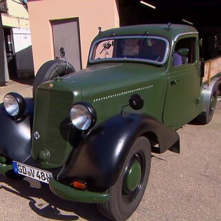 Ein Mercedes-Benz Oldtimer
