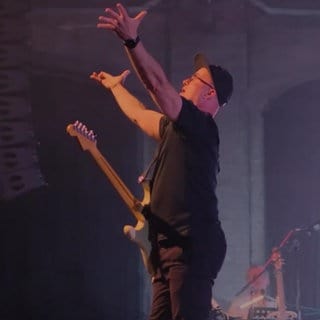 Musiker auf der Bühne