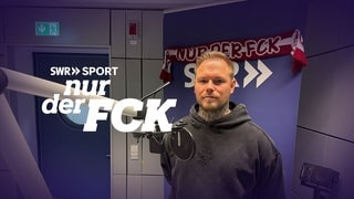 Daniel Ferino bei seinem Besuch im Podcast-Studio von "Nur der FCK".