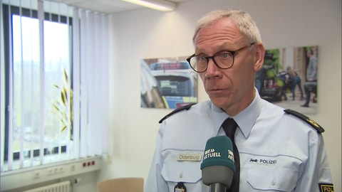 Der Freiburger Polizeivizepräsident Uwe Oldenburg im SWR-Interview