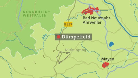 Karte von Dümpelfeld