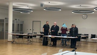 Ein Gerichtsprozess am Freiburger Landesgericht