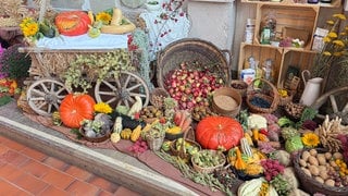 Erntedankfest auf dem Bussen in Oberschwaben.
