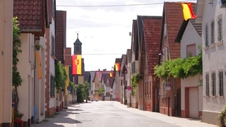 Die Hauptstraße in Böbingen