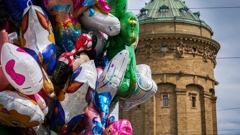 Luftballons und Wasserturm: Mannheimer Stadtfest 2026