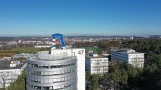 Die RPTU in Kaiserslautern von oben