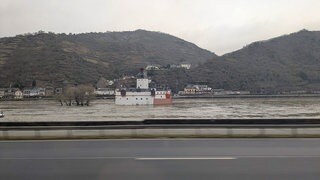 Der Rhein um Burg Pfalzgrafenstein, Kaub