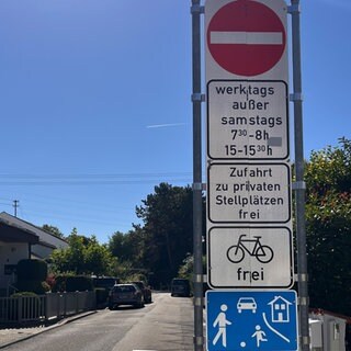 In Esslingen wurde die erste Schulstraße eingeweiht.