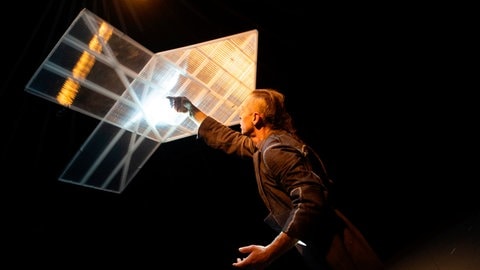 Der Künstler Johann Le Guillerm, er tritt dieses Jahr beim Atoll Festival in Karlsruhe auf.