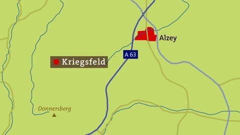Karte Kriegsfeld