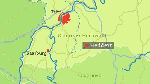 Karte Heddert