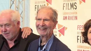 Regisseur Edgar Reitz auf dem Filmfestival in Ludwigshafen. Er ist dort mit dem Ehrenpreis ausgezeichnet worden.