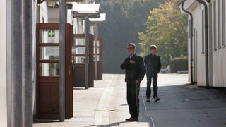 Wohnblöcke im Grenzdurchgangslager in Friedland