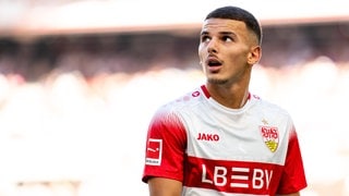 Badredine Bouanani im Trikot des VfB Stuttgart