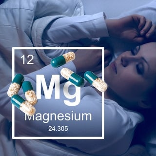 Schlafende Frau, Magnesiumkapseln
