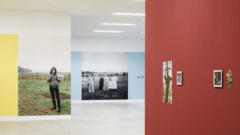Ausstellungsansicht, Kathrin Sonnatg und Gabriele Münter. Das reisende Auge