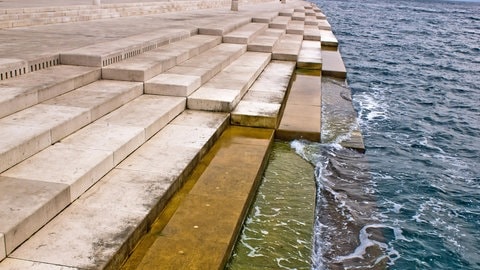 Meeresorgel in Zadar, Kroatien