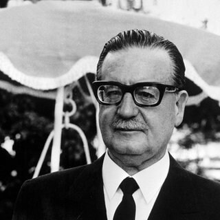 Porträt von Salvador Allende
