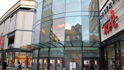 Die Mall in Kaiserslautern.