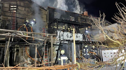 An Weihnachten hat es einen Großbrand in Lörrach gegeben.