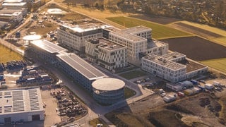Neues Krankenhaus in Calw aus der Luft fotografiert.