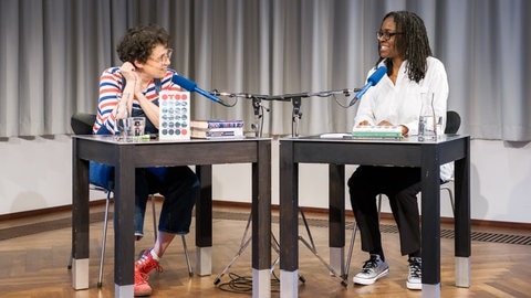 Katharina Borchardt mit Sharon Dodua Otoo im Literaturhaus Stuttgart