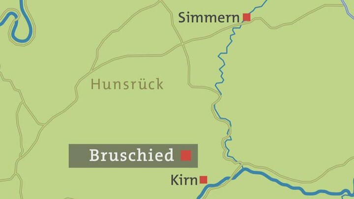 Karte von Bruschied