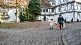 Der Spitalhof in Schwäbisch Gmünd, ein vermeintlicher Treffpunkt der "Spitalhof-Gang". 