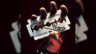Das Plattencover von "British Steel" von 1980, dem vermutlich bekanntesten Album von Judas Priest.