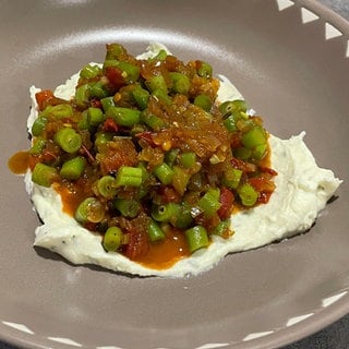 Bohnen über Quark