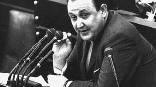 Bundesinnenminister Hans-Dietrich Genscher, FDP, 1971 