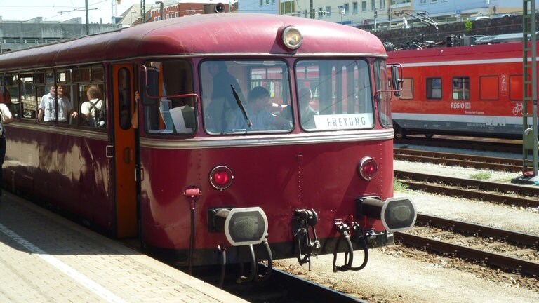 Schienenbus der Passauer Eisenbahnfreunde