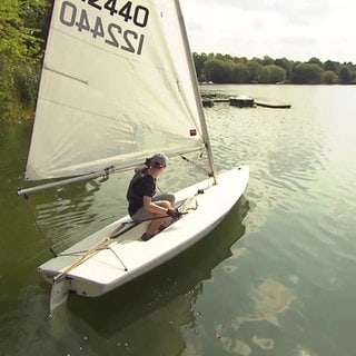 Segelboot auaf dem See